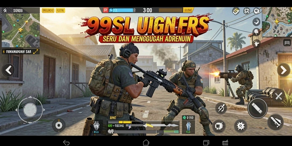 Gameplay menegangkan dalam 99SL dengan grafis yang memukau.