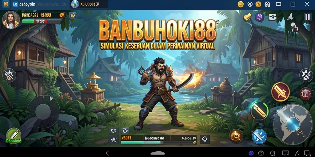 Tampilan gameplay menarik dari BANBUHOKI88 dalam aksi simulasi.