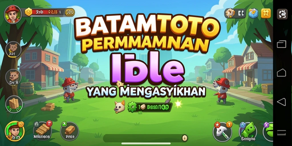 Tampilan gameplay Idle yang menarik dan memikat.
