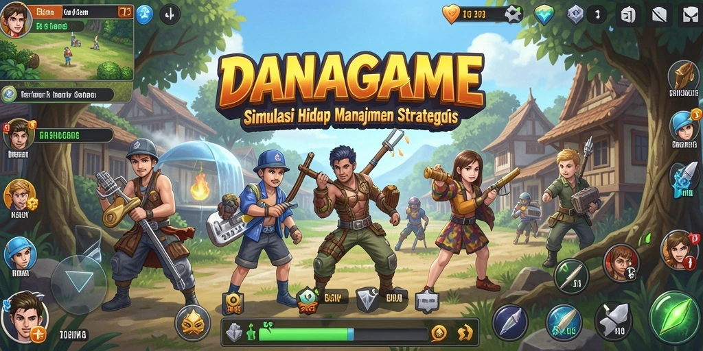 Screenshot gameplay <strong>DANAGAME</strong> menampilkan aksi dan strategi yang seru.