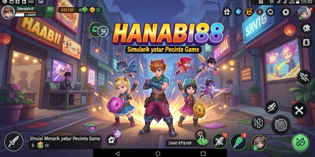 Tampilan gameplay HANABI88 yang menakjubkan dan interaktif.