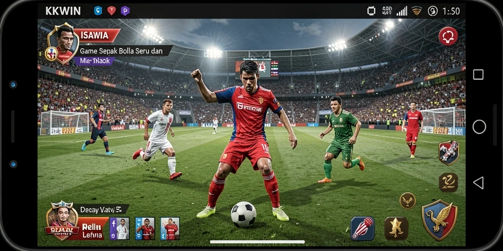 Tampilan menarik gameplay <strong>KKWIN</strong> saat pertandingan berlangsung.