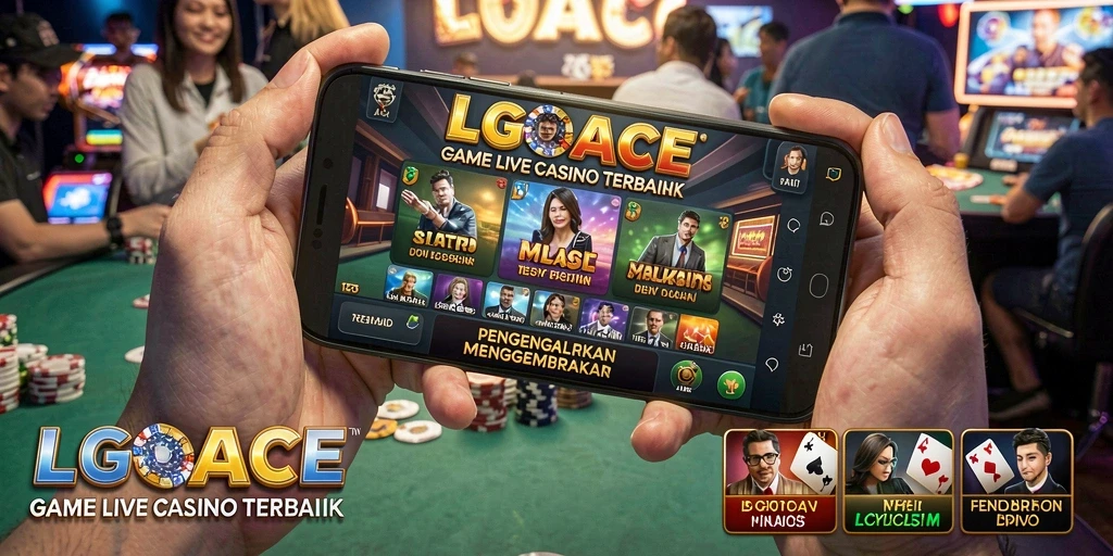 Tampilan gameplay LGOACE yang menarik dan interaktif di Live Casino.