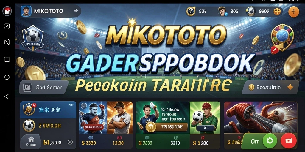 Tampilan utama MIKOTOTO dengan pilihan taruhan yang menarik.