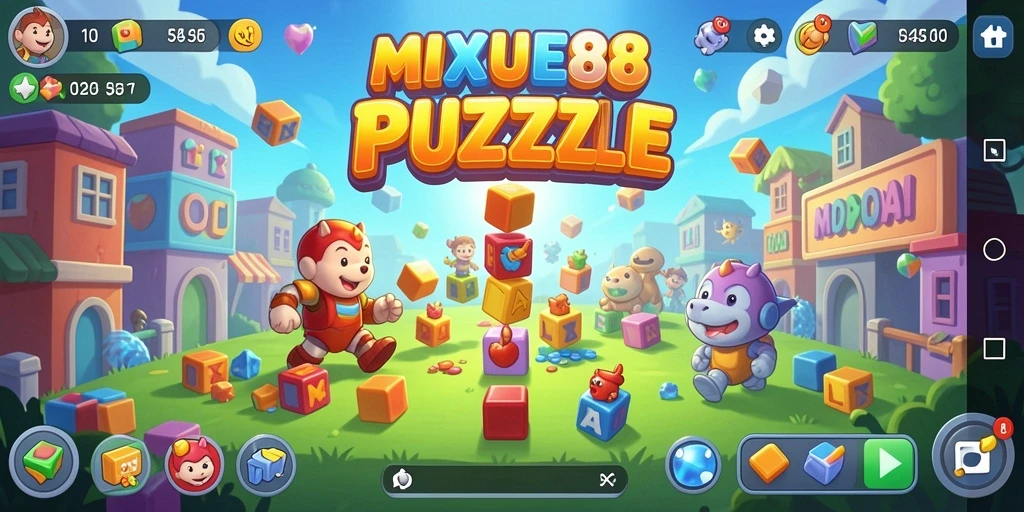 Screenshot gameplay MIXUE88 menampilkan momen seru saat memecahkan teka-teki.
