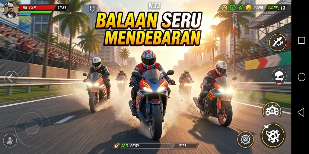 Tampilan langsung gameplay N32 yang memukau.
