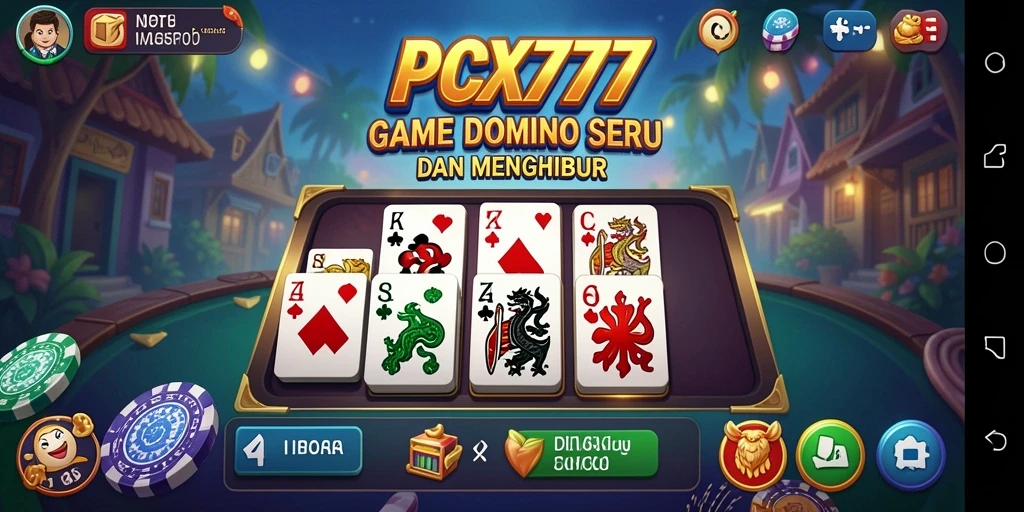 Gameplay Domino yang seru dan memikat di PCX777.