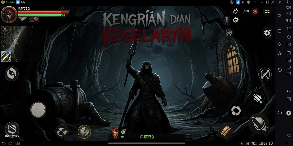 Gameplay menegangkan di RP79 saat menjelajahi kegelapan.