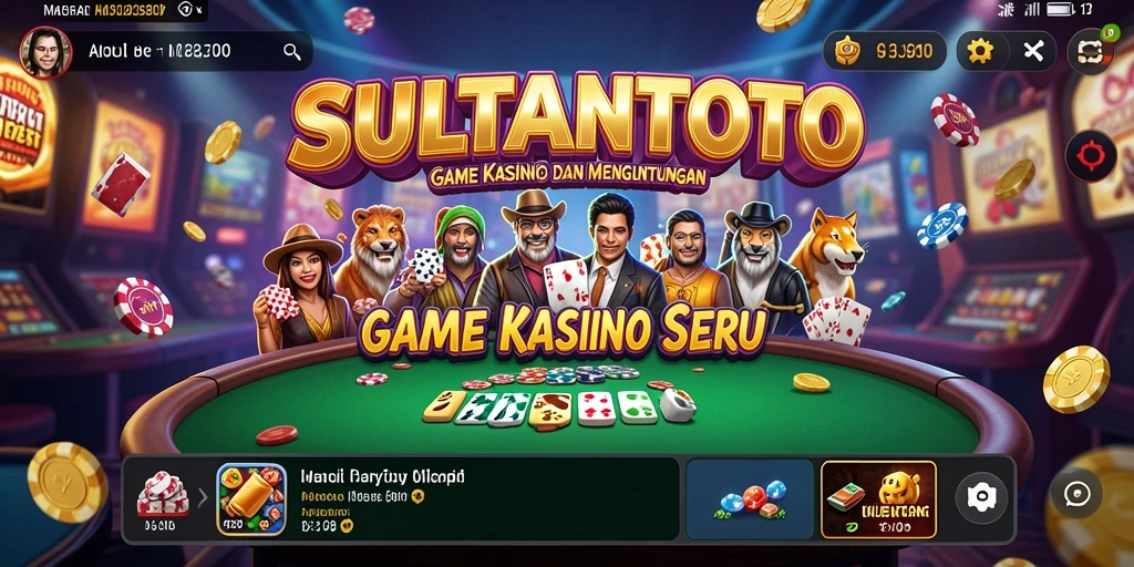 Tampilan menarik dari gameplay Kasino SULTANTOTO yang menyenangkan.