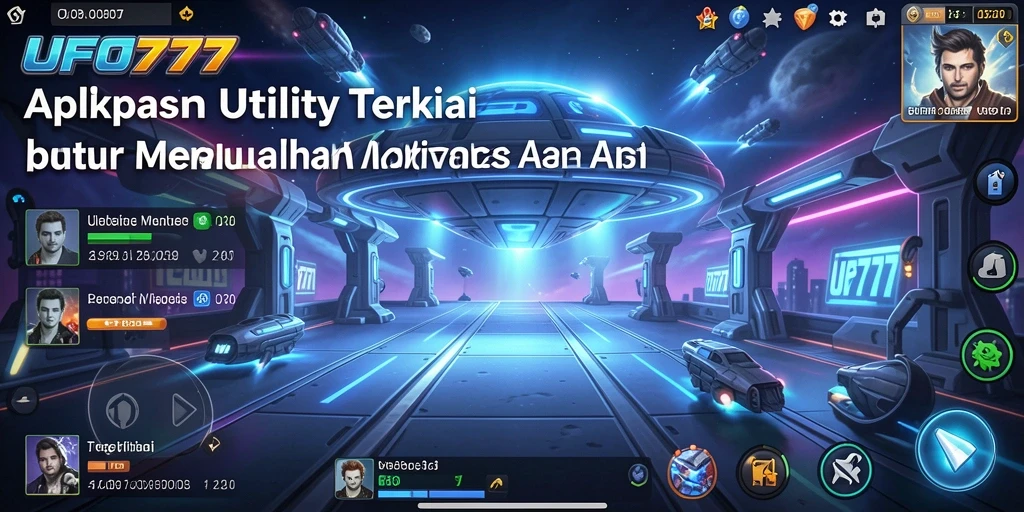 Tampilan antarmuka aplikasi UFO777 yang user-friendly dan menarik.