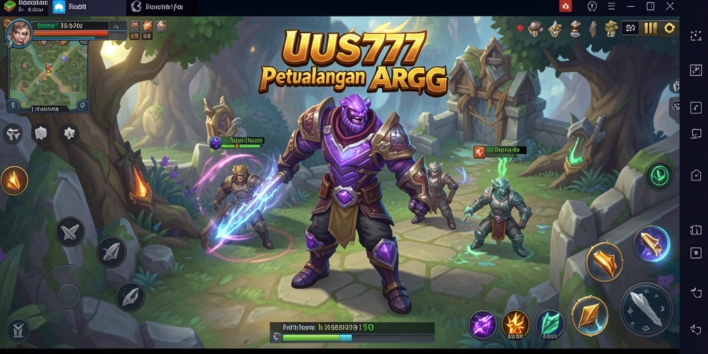 Screenshot UUS777 menampilkan pertarungan seru dan grafis yang memukau.
