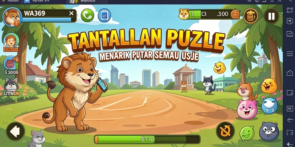 Tampilan gameplay WA369 yang seru dan penuh warna.